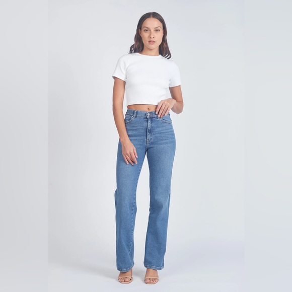 Dr. Denim Moxy Straight Jeans - Picture 1 of 9